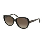 Tod's // Women's Large Square Sunglasses // Black + Gray Gradient