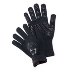 Knit Waterproof Gloves // Black (M)