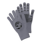 Wool Knit Waterproof Gloves // Gray (M)