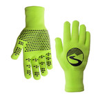 Knit Waterproof Gloves // Neon Green (L)