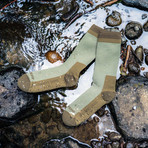 Waterproof Mountain Sock // Moss Green (XS-S)