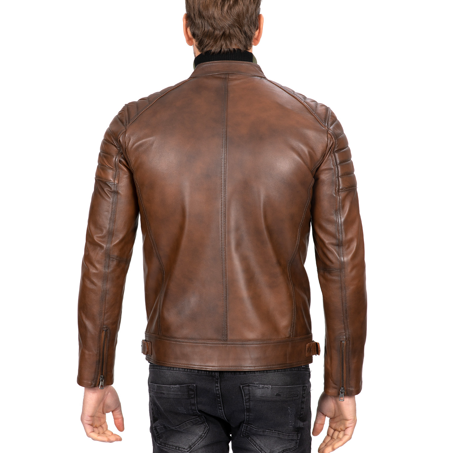 Classic Leather Jacket // Chestnut (M) - Paul Parker - Touch of Modern