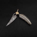 Damascus Folding Knife // 2698