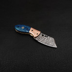 Damascus Liner Lock Folding Knife // 2699