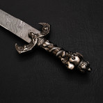 Damascus Skull King Sword // 9251
