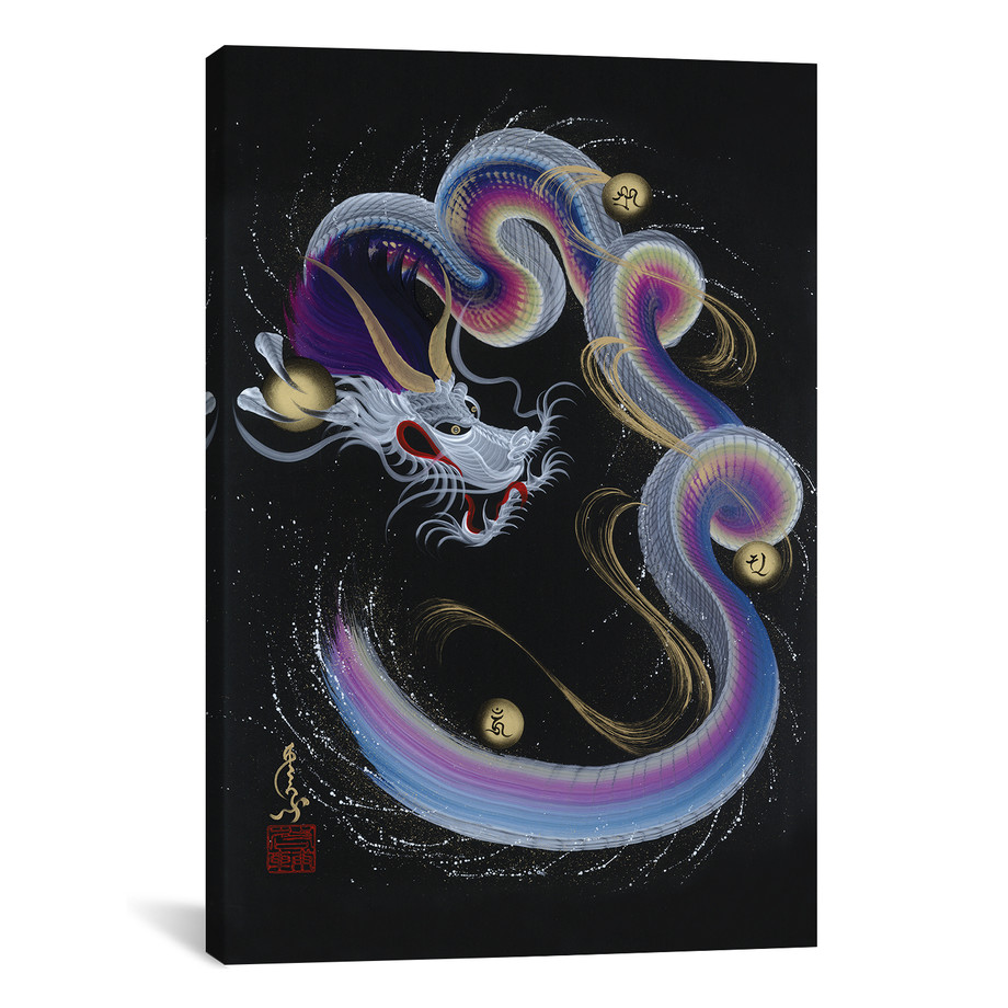 One-Stroke Dragon - Edo-Inspired Dragon Art - Touch of Modern