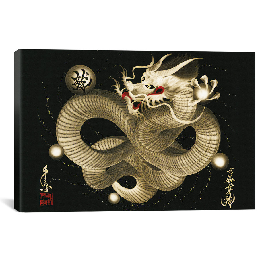 OneStroke Dragon EdoInspired Dragon Art Touch of Modern