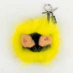 Fur Bad Bugs Handbag Key Charm // Yellow