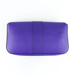 Fendi // Leather Weave Baguette Shoulder Bag // Purple