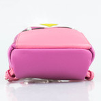 Fendi // Monster Vinyl + Leather Bag Bugs Backpack Charm Keychain // Pink