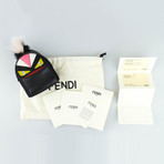Fendi // Monster Vinyl + Leather Bag Bugs Backpack Charm Keychain // Black