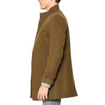 PLT8333 Overcoat // Camel (XL)