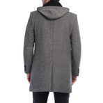 PLT8338 Overcoat // Patterned Grey (3XL)