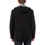 K7533 Overcoat // Black (XL)