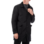 Maxwell Raincoat // Black (3X-Large)