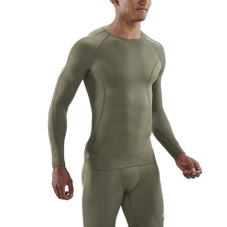 CORE Compression Long Sleeve Top // Utility (Small)