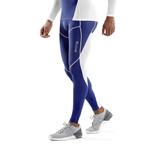 COOLING Compression Long Tights // White Zephyr (Small)