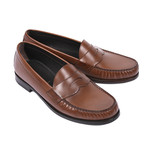 Norfolk Slip-On Leather Loafers // Brown (US: 6)
