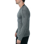 Everyday Long Sleeve Fitness Tech T // Gray (XL)