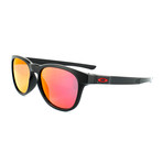 Oakley // Stringer Sunglasses // Matte Black + Ruby Iridium