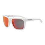 Arnette // Fire Drill Sunglasses // White + Red Mirror