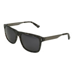 Calvin Klein // Classic Sunglasses // Black Tortoise + Dark Gray