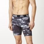 Men's TechSkin Compression Shorts // Shattered Floral (2XL)