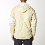 Gender Neutral Waterproof Anorak Jacket // Beige (XL)