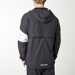 Gender Neutral Waterproof Anorak Jacket // Black (XS)
