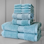 Alfred Sung Hotel Collection // 8-Piece Towel Set (White)