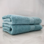 Alfred Sung Hotel Collection // Bath Towel // Set of 2 (Graphite)