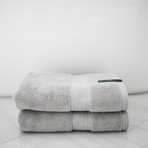 Alfred Sung Hotel Collection // Bath Towel // Set of 2 (White)