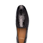 Harley Paillettes Slippers // Black (Euro: 41)