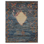 Marrakesh Collection // Abstract Wool Shag Berber Rug