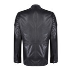Evander Leather Jacket // Black (2XL)
