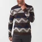 Len Tricot Sweater // Brown (XL)