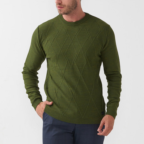 Enoch Tricot Sweater // Khaki (S)