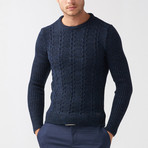 MCR // Jarod Tricot Sweater // Dark Blue (XL)