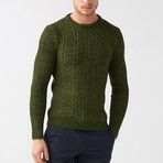 Jarod Tricot Sweater // Khaki (L)