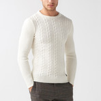 Jarod Tricot Sweater // Ecru (2XL)
