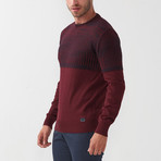 Sal Tricot Sweater // Claret Red (L)