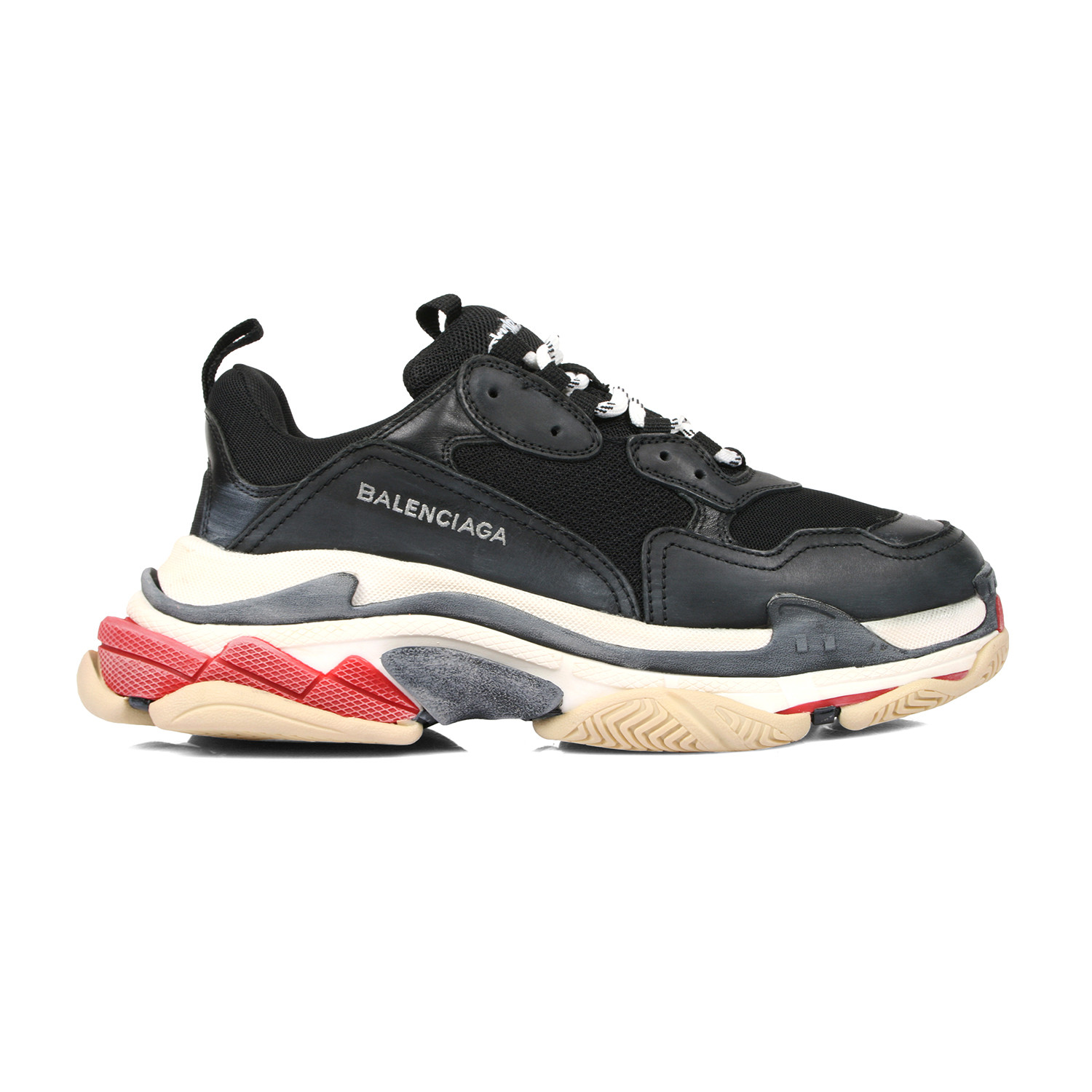 Tripple S Sneakers // Black + Red (Euro: 41) - Balenciaga - Touch of Modern