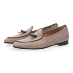 Tangerine I Suede Belgian Loafers // Taupe (Euro: 44)
