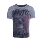 Fight For Skull T-Shirt // Anthracite (2XL)