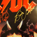 AC/DC // Band Signed Poster // Custom Frame
