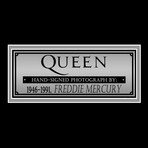 Freddy Mercury // Signed Photo // Custom Frame