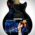 Led Zeppelin // Band Autographed Guitar