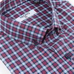 Marcus Checked Shirt // Red (XL)
