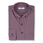Lucius Checked Shirt // Red (M)