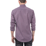 Lucius Checked Shirt // Red (M)